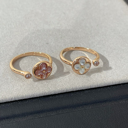 [Regal Jewels]SUN 1 DIAMOND PINK MOP RING