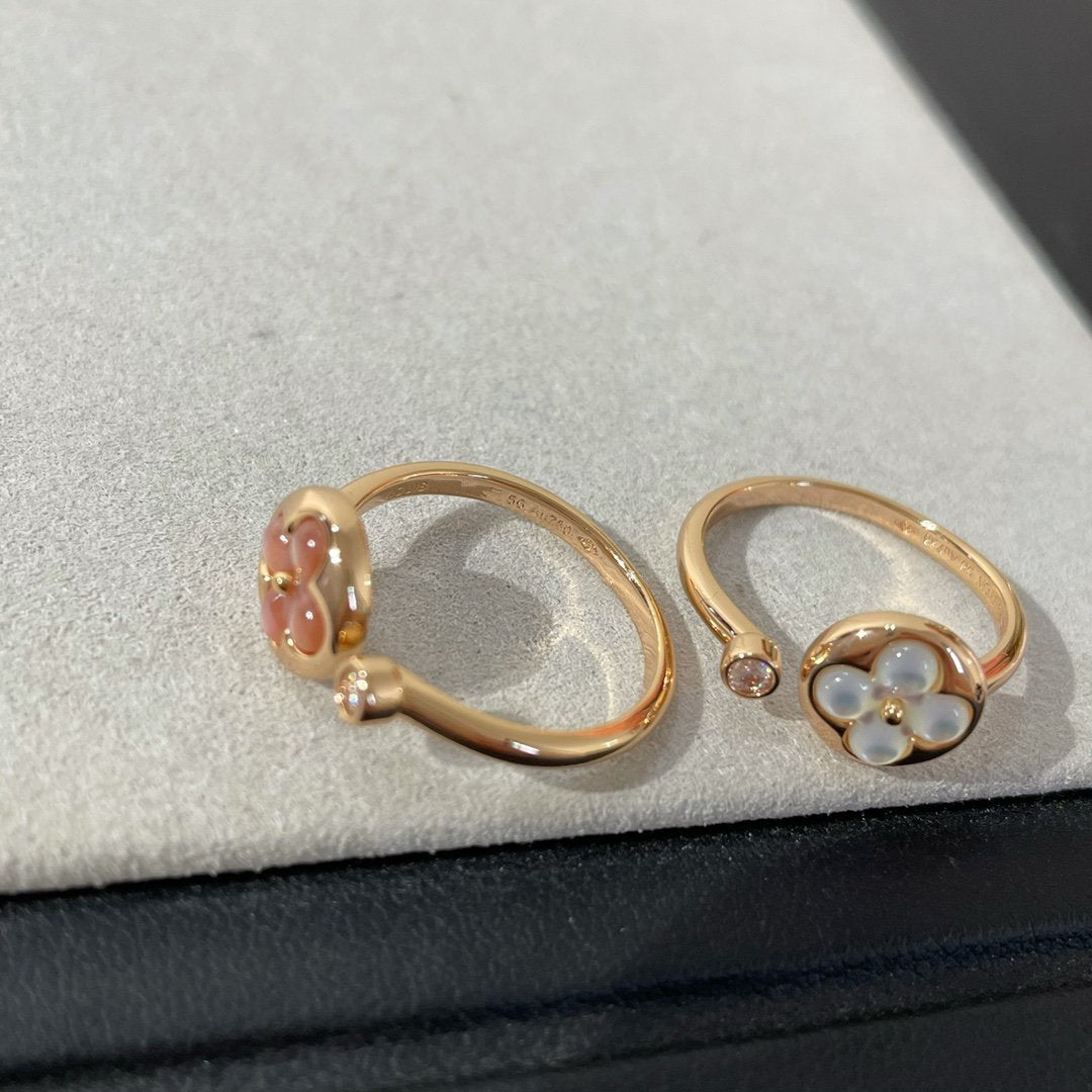 [Regal Jewels]SUN 1 DIAMOND PINK MOP RING
