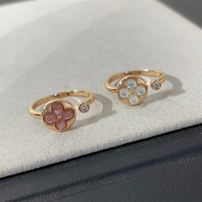 [Regal Jewels]SUN 1 DIAMOND PINK MOP RING
