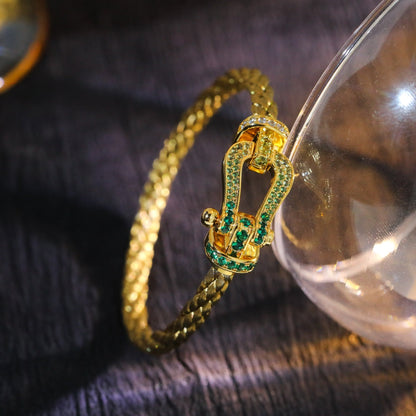 [Regal Jewels]FORCE 10 GOLD GREEN DIAMOND PAVED