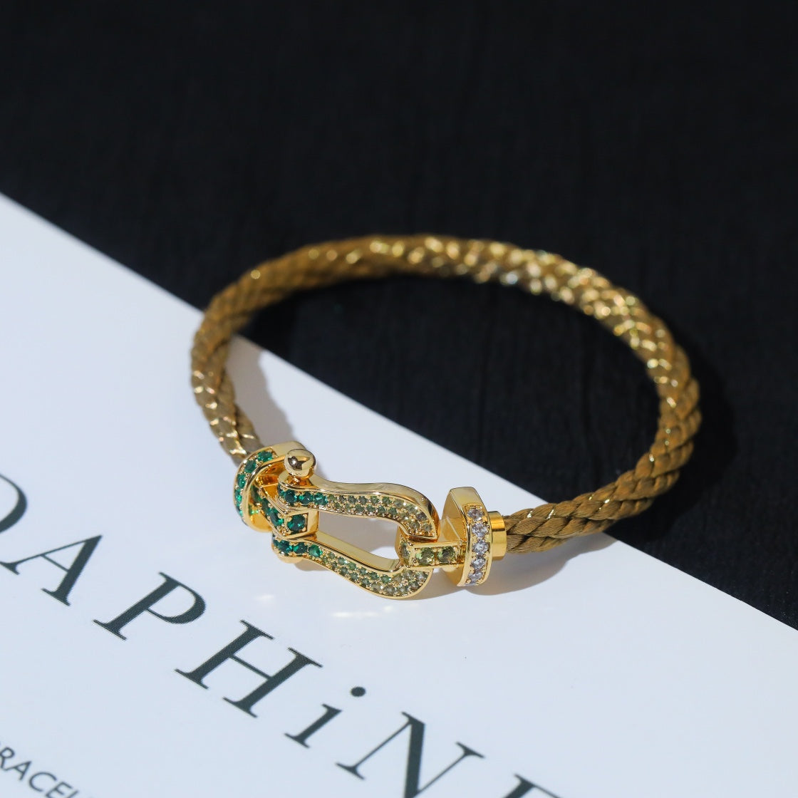 [Regal Jewels]FORCE 10 GOLD GREEN DIAMOND PAVED
