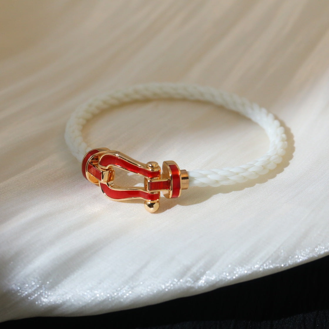 [Regal Jewels]FORCE 10 WHITE TEXTILE DIAMOND PAVED