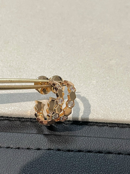 [Regal Jewels]Hollow Design Four-Leaf Clover Flower Shape Ring
