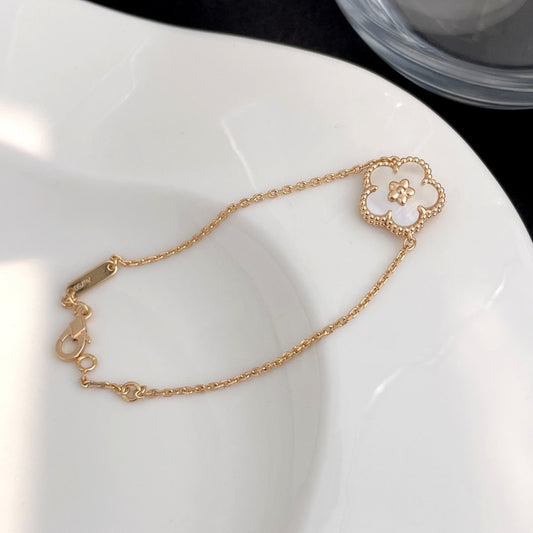 [Regal Jewels]LUCKY SPRING ROSE GOLD MOP BRACELET