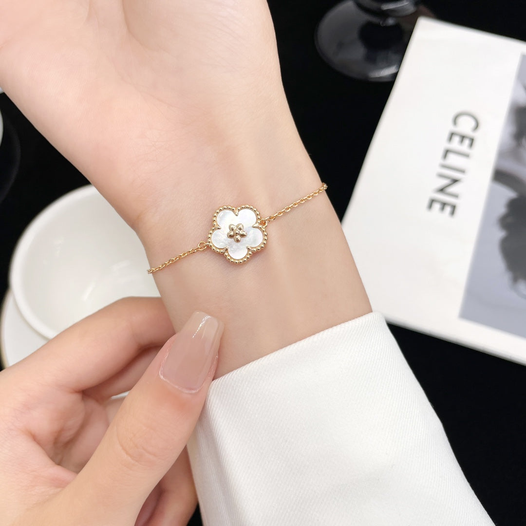 [Regal Jewels]LUCKY SPRING ROSE GOLD MOP BRACELET
