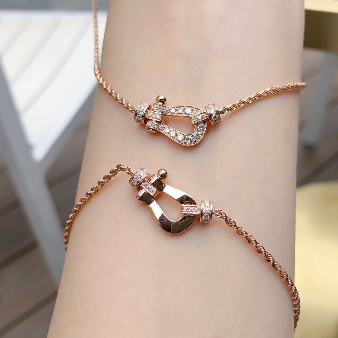 [Regal Jewels]FORCE 10 PINK GOLD DIAMOND NECKLACE