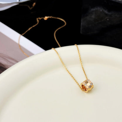 [Regal Jewels]BEE MINI PEDANT DIAMOND NECKLACE