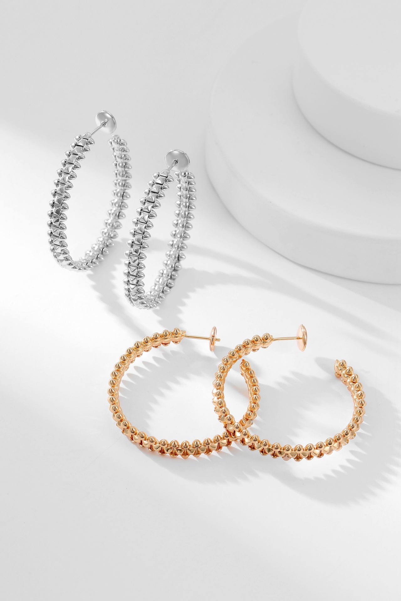 [Regal Jewels]CLASH HOOP EARRINGS