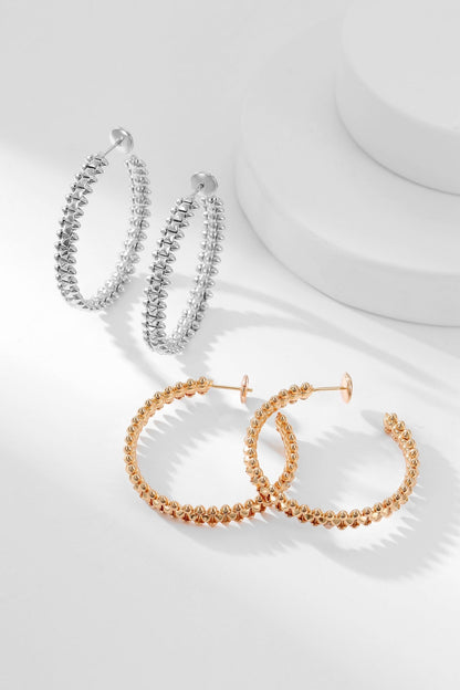 [Regal Jewels]CLASH HOOP EARRINGS
