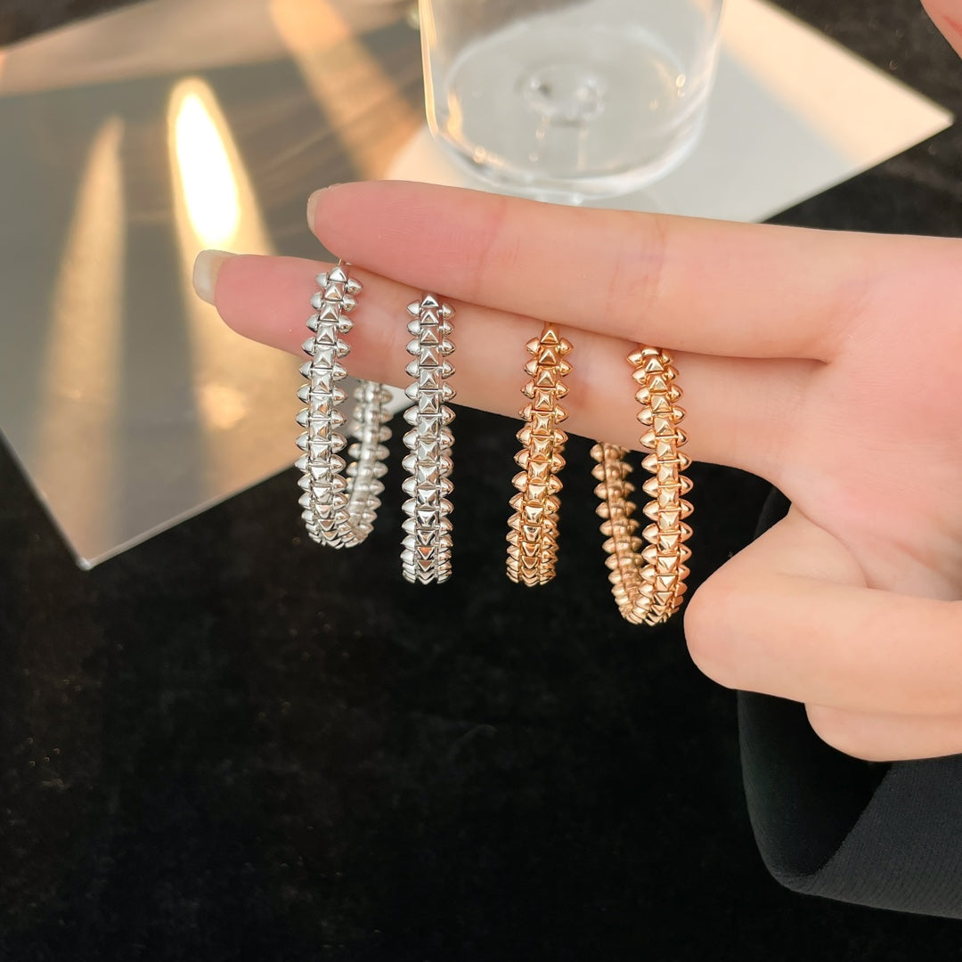[Regal Jewels]CLASH HOOP EARRINGS