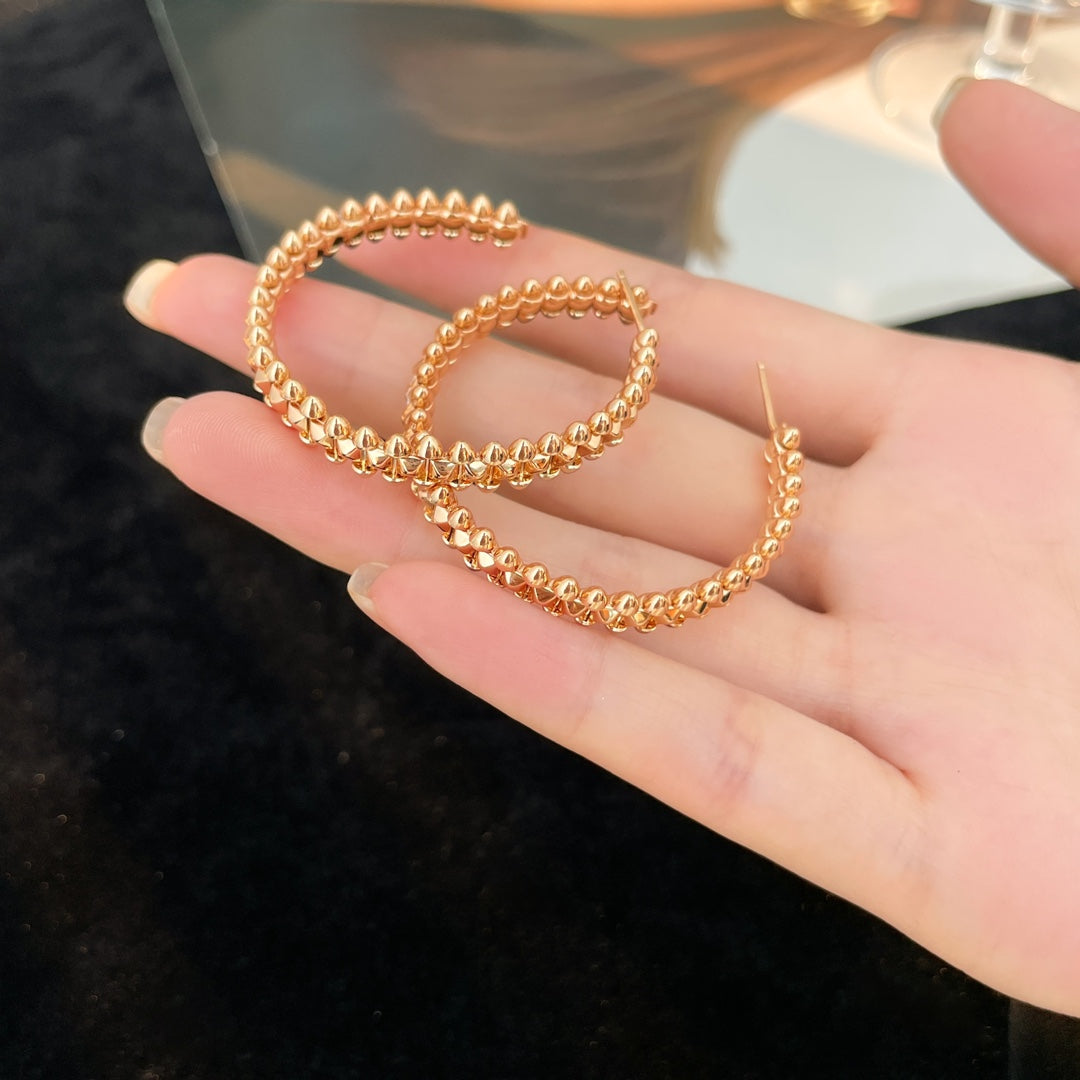 [Regal Jewels]CLASH HOOP EARRINGS