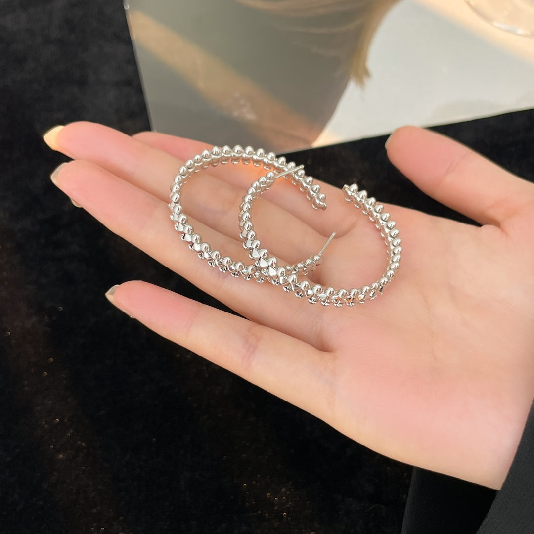 [Regal Jewels]CLASH HOOP EARRINGS