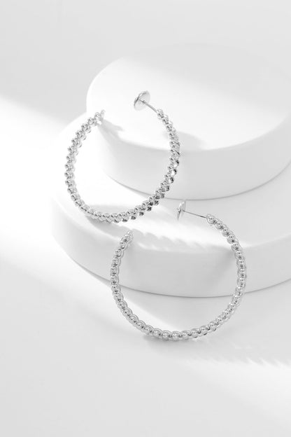 [Regal Jewels]CLASH HOOP EARRINGS