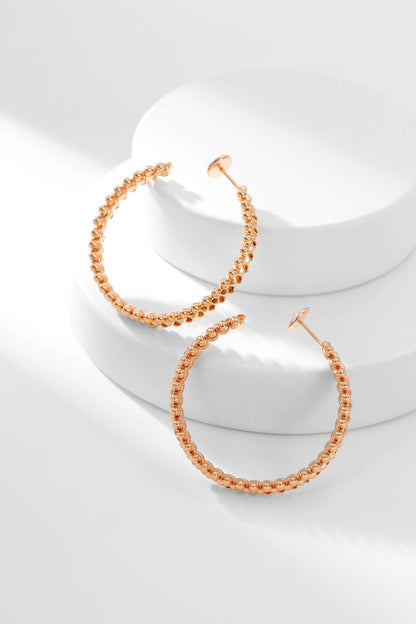[Regal Jewels]CLASH HOOP EARRINGS