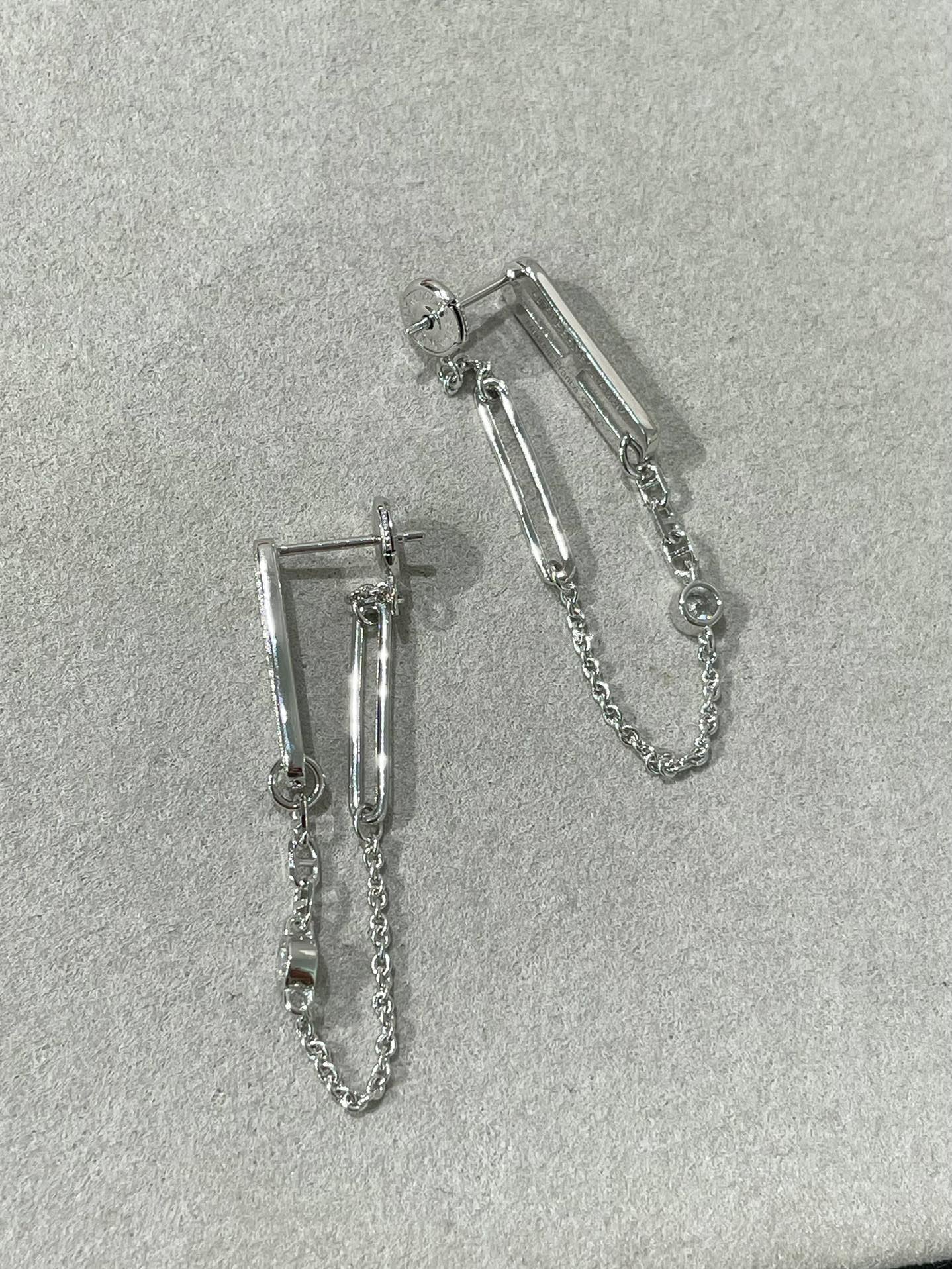 [Regal Jewels]CHAINE CHAOS DIAMOND DROP EARRINGS
