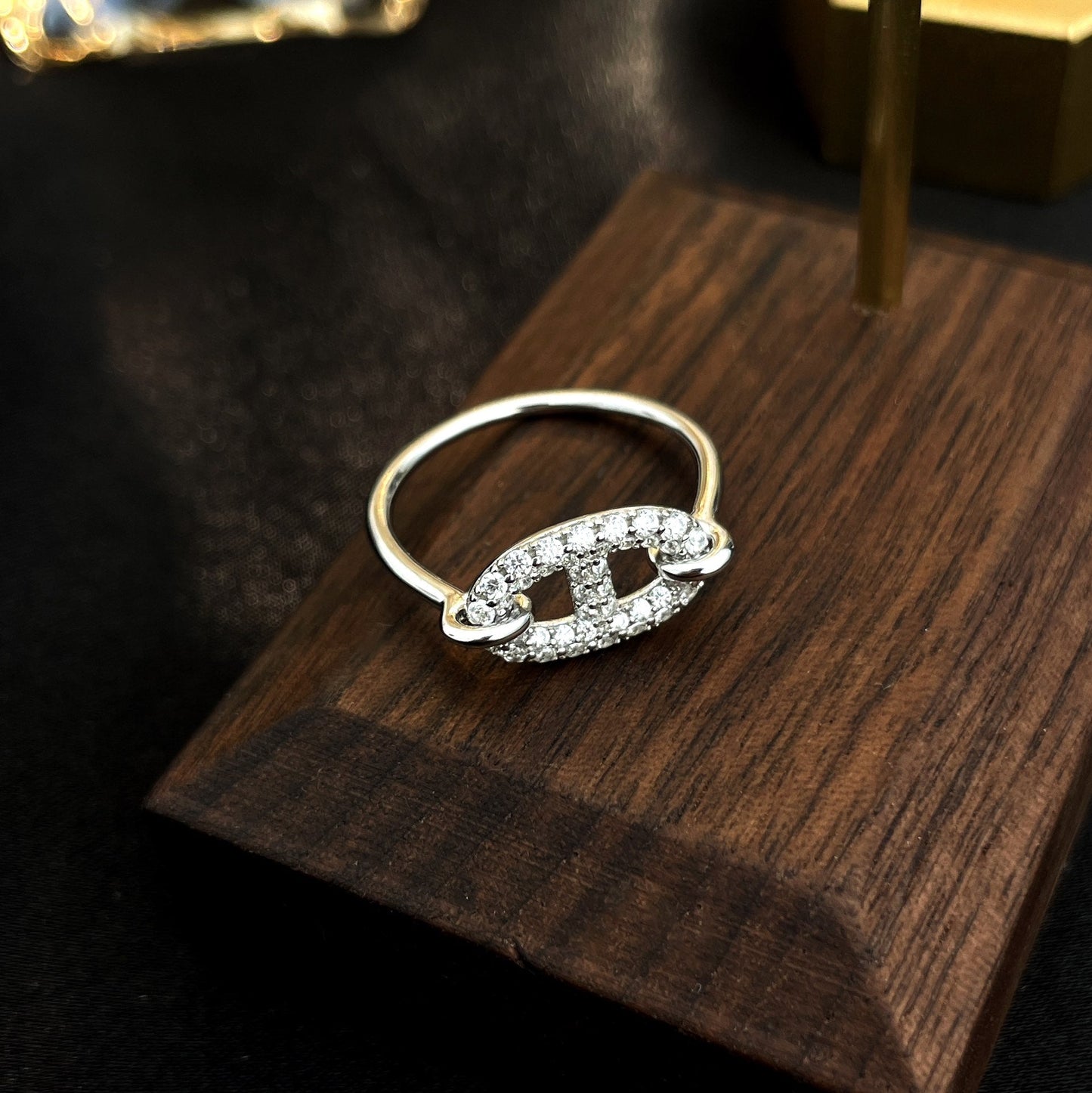 [Regal Jewels]RONDE SMALL SILVER DIAMOND RING