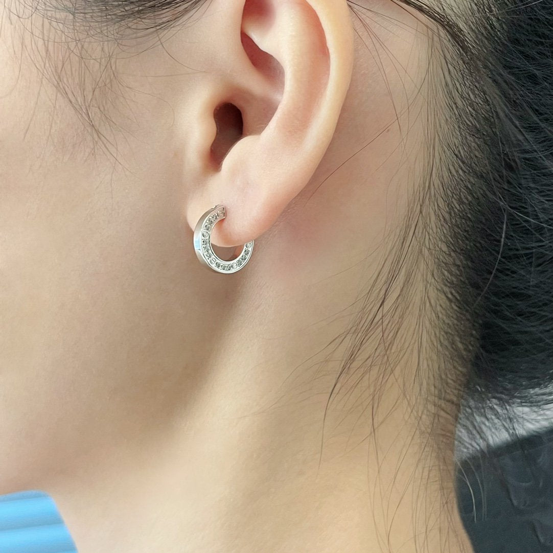 [Regal Jewels]LOVE DIAMOND EARRINGS