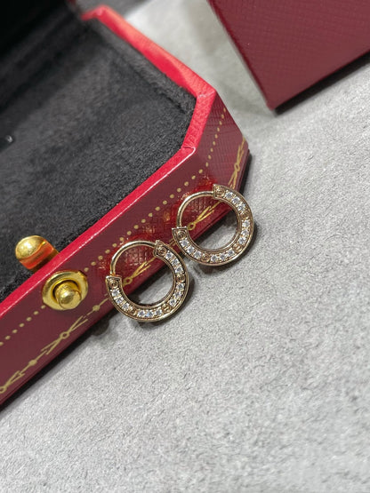 [Regal Jewels]LOVE DIAMOND EARRINGS