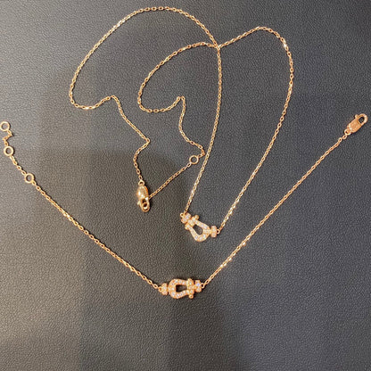 [Regal Jewels]FORCE 10 DIAMOND PINK GOLD NECKLACE MINI MODEL