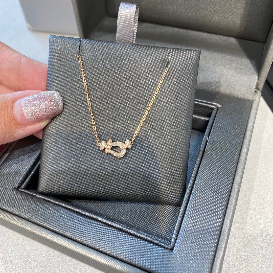 [Regal Jewels]FORCE 10 DIAMOND PINK GOLD NECKLACE MINI MODEL