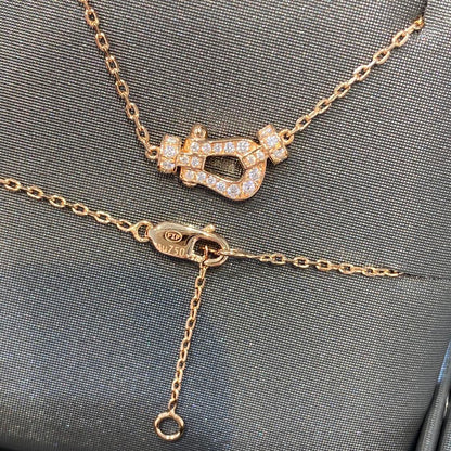 [Regal Jewels]FORCE 10 DIAMOND PINK GOLD NECKLACE MINI MODEL