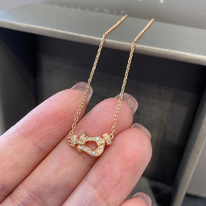 [Regal Jewels]FORCE 10 DIAMOND PINK GOLD NECKLACE MINI MODEL
