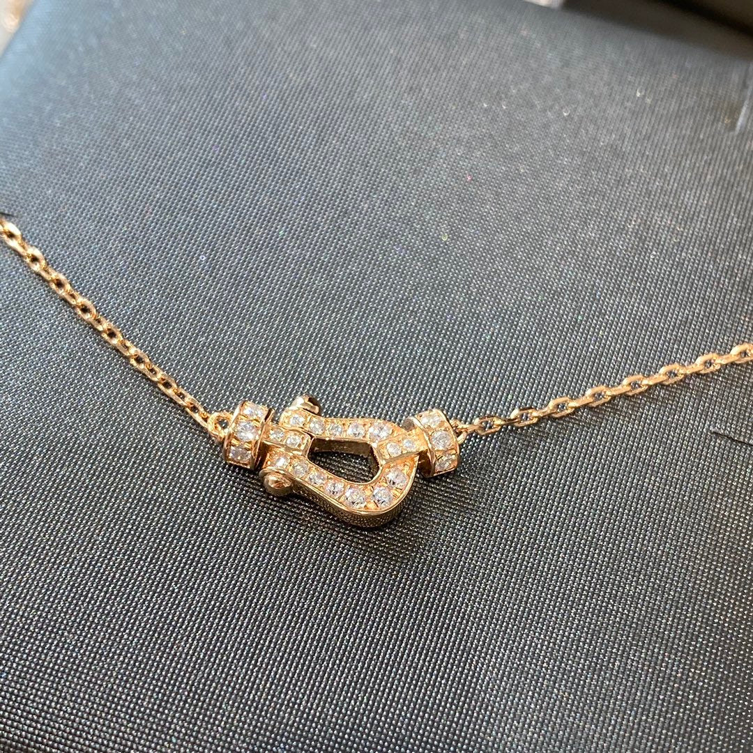 [Regal Jewels]FORCE 10 DIAMOND PINK GOLD NECKLACE MINI MODEL
