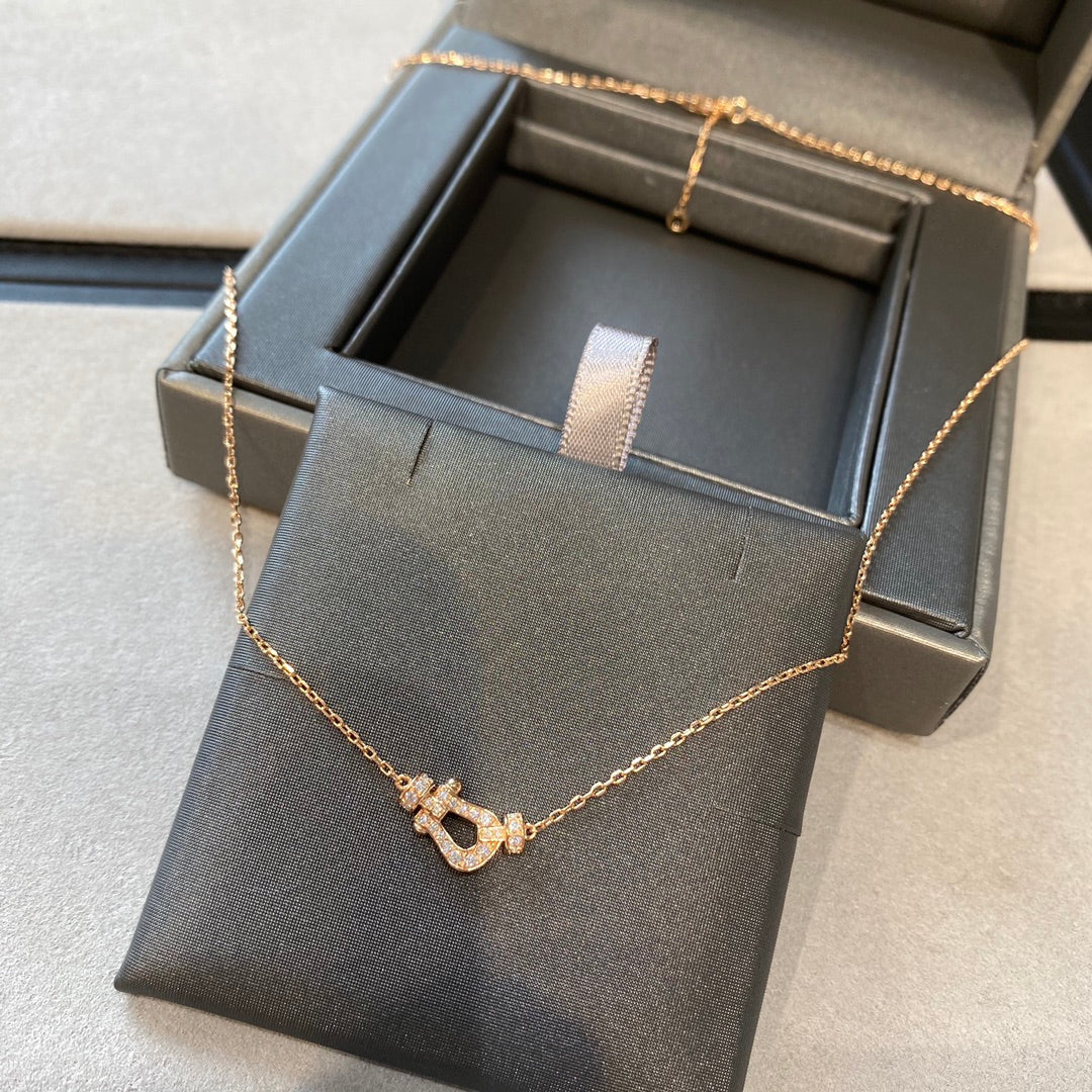 [Regal Jewels]FORCE 10 DIAMOND PINK GOLD NECKLACE MINI MODEL