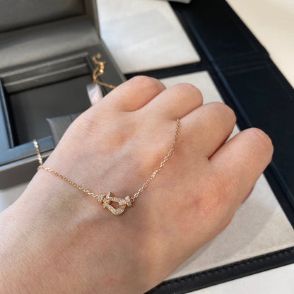 [Regal Jewels]FORCE 10 DIAMOND PINK GOLD NECKLACE MINI MODEL