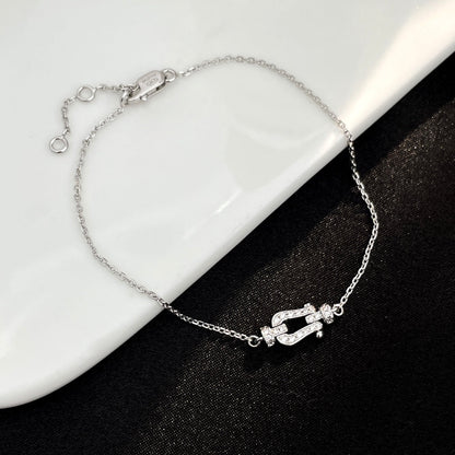 [Regal Jewels]FORCE 10 FULL DIAMOND BUCKLE CHAIN LINK MINI MODEL