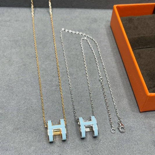 [Regal Jewels]POP H SKY BLUE NECKLACE