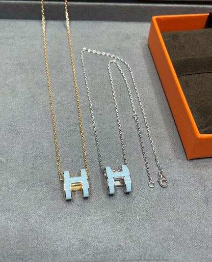 [Regal Jewels]POP H SKY BLUE NECKLACE