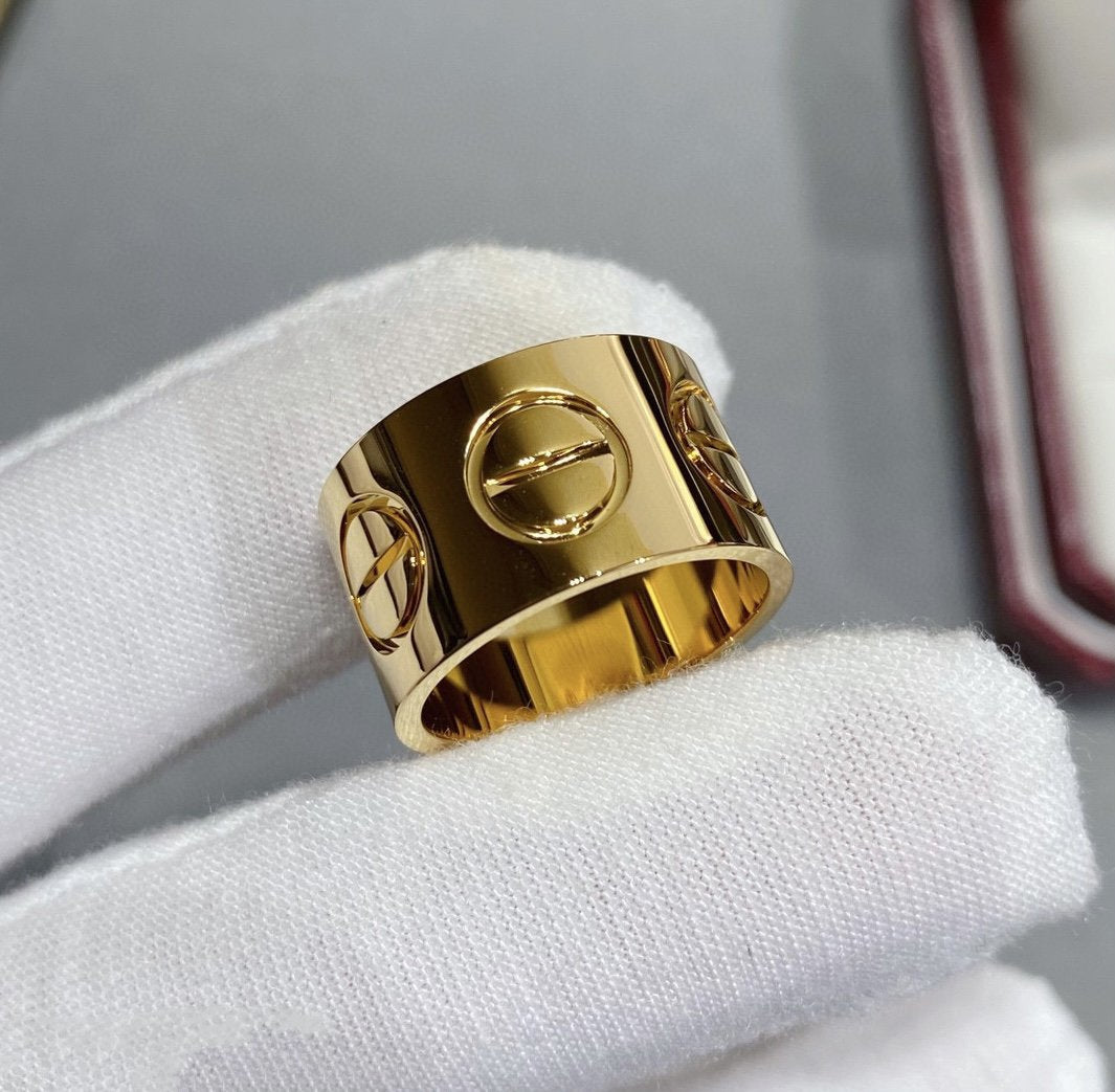 [Regal Jewels]LOVE 11MM LARGE RING