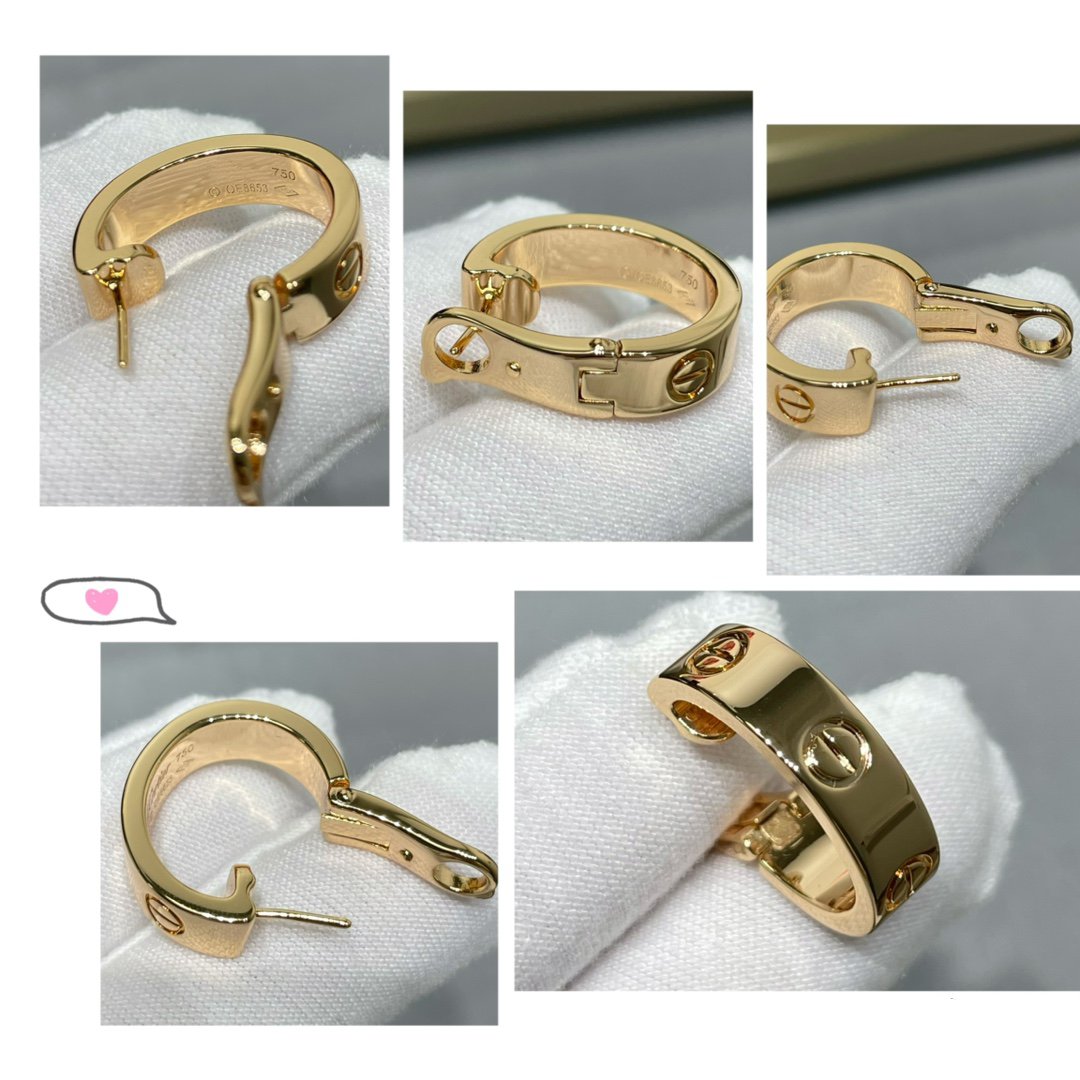 [Regal Jewels]LOVE 5.5MM EARRINGS