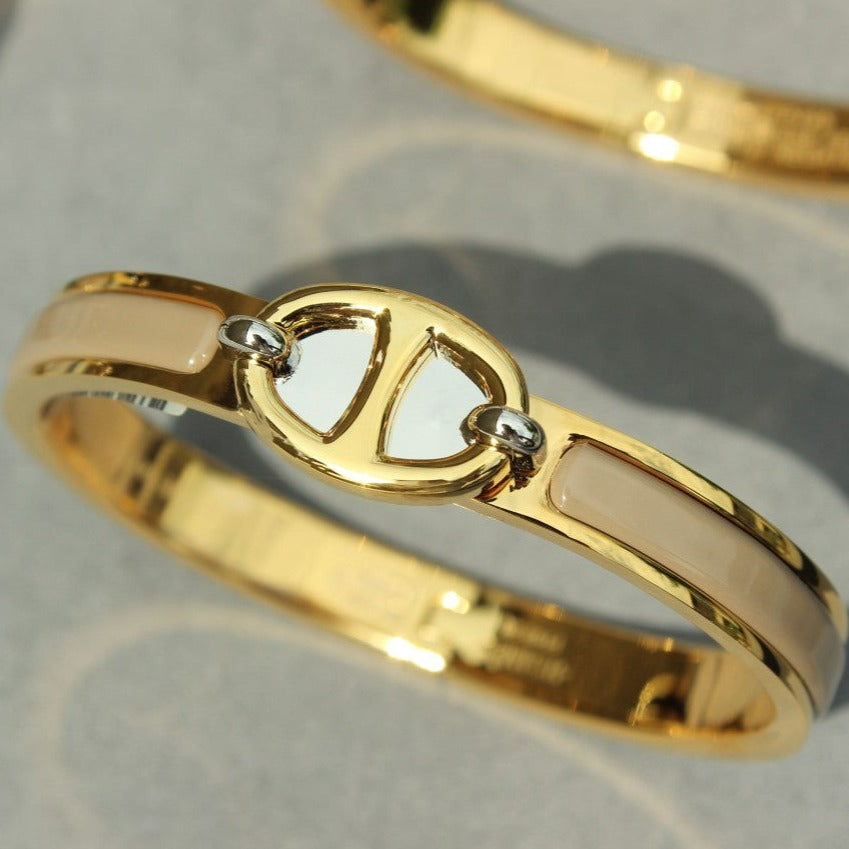 [Regal Jewels]CLIC CHAINE GOLD BRACELET