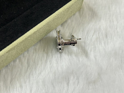 [Regal Jewels]CLOVER PIETERSITE MEDIUM STUD EARRINGS