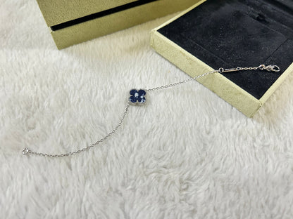[Regal Jewels]CLOVER 1 MOTIF PIETERSITE BRACELET