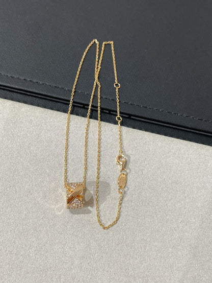 [Regal Jewels]LIENS EVIDENCE DIAMOND PAVED NECKLACE