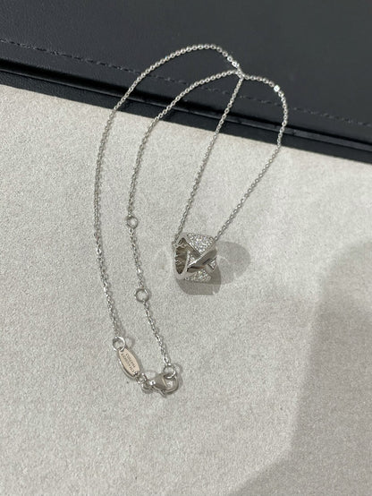 [Regal Jewels]LIENS EVIDENCE DIAMOND PAVED NECKLACE