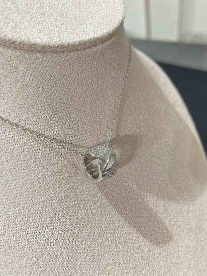 [Regal Jewels]LIENS EVIDENCE DIAMOND PAVED NECKLACE