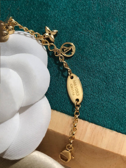[Regal Jewels]BLOOMING PINK GOLD MOP BRACELET