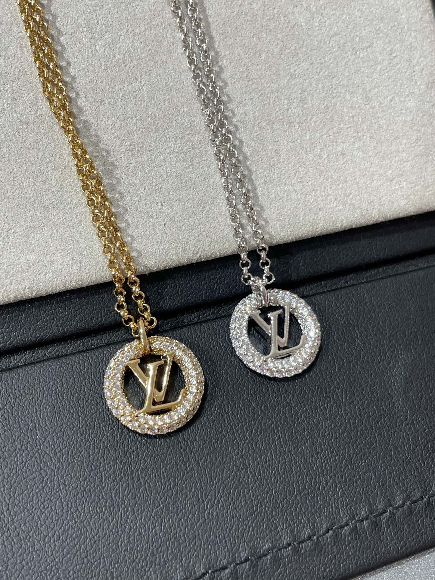 [Regal Jewels]BY NIGHT DIAMOND PAVED NECKLACE