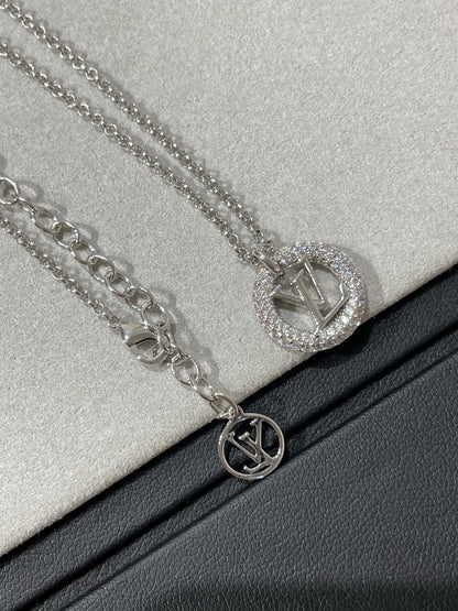 [Regal Jewels]BY NIGHT DIAMOND PAVED NECKLACE