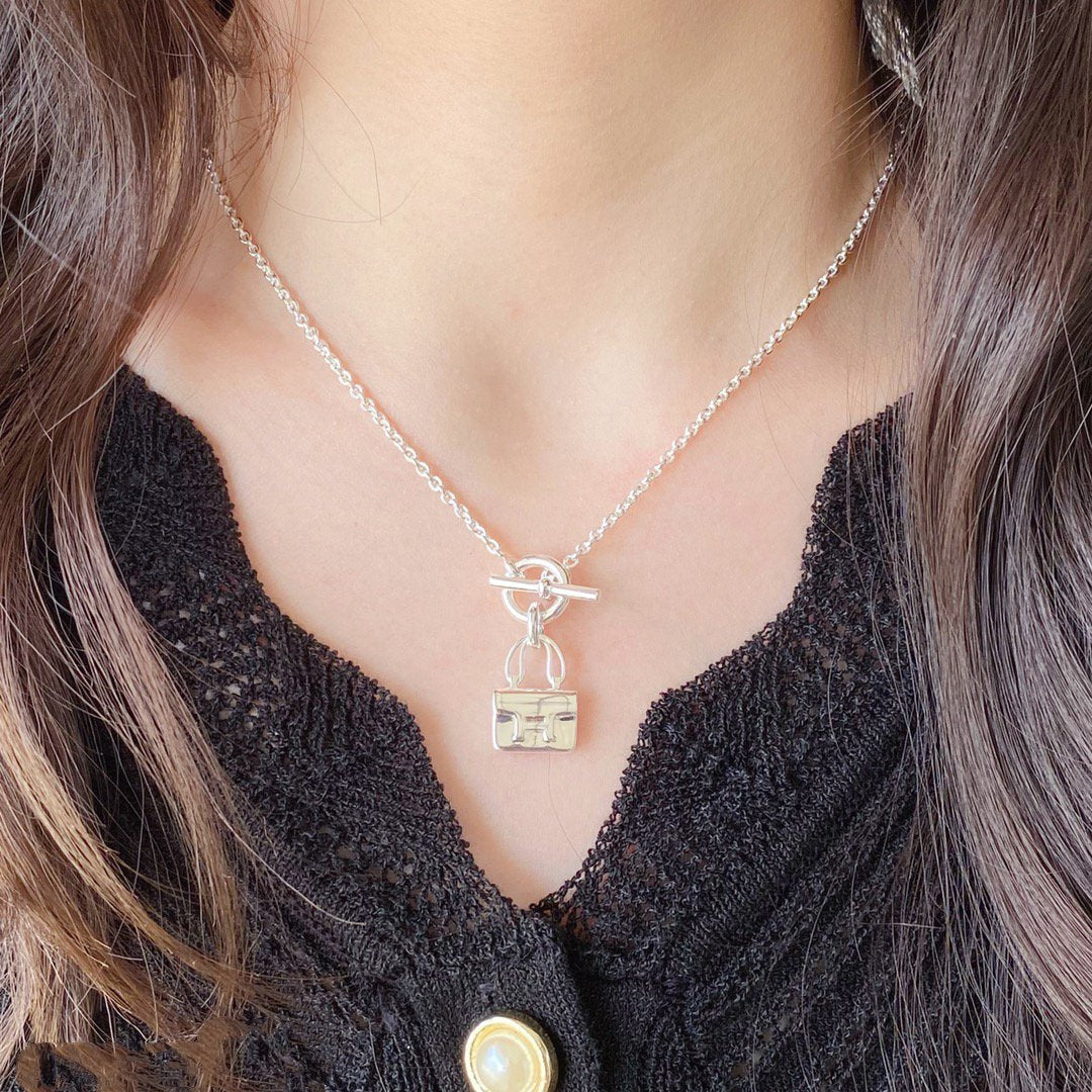 [Regal Jewels]CONSTANCE PEDANT SILVER NECKLACE