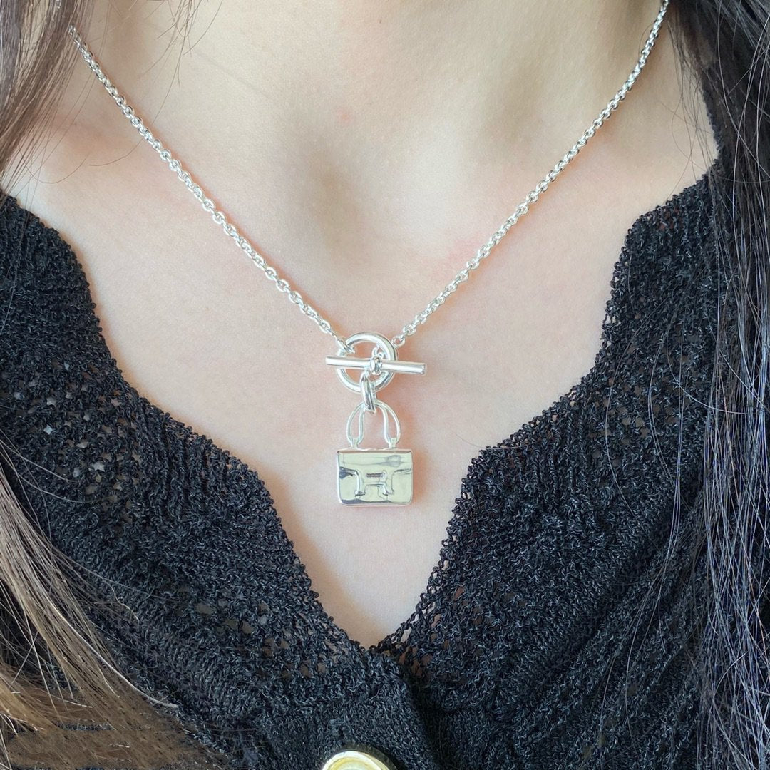 [Regal Jewels]CONSTANCE PEDANT SILVER NECKLACE