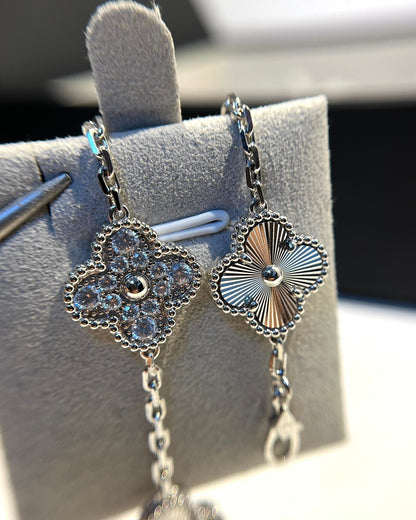 [Regal Jewels]CLOVER 5 MOTIF LASER BRACELET COLLECTION