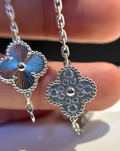[Regal Jewels]CLOVER 5 MOTIF LASER BRACELET COLLECTION