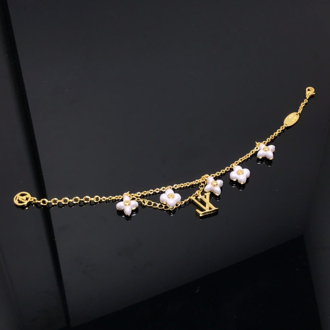 [Regal Jewels]LOGO 6 MOTIF STAR AND SUN GOLD BRACELET