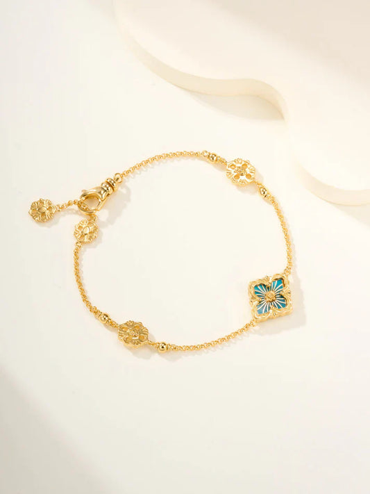 [Regal Jewels]B.C.L ENAMELED One-Flower Bracelet£¨Various Colors)