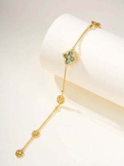 [Regal Jewels]B.C.L ENAMELED One-Flower Bracelet£¨Various Colors)